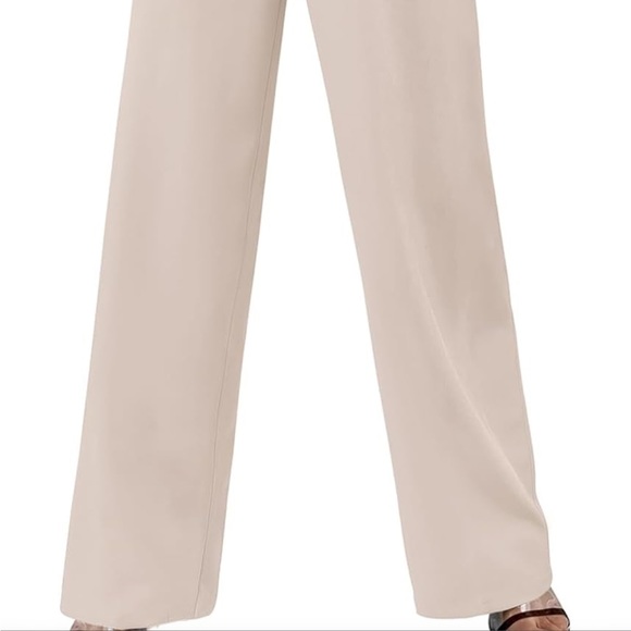 NWOT - Women’s Wide Leg Trousers - Beige - S - Picture 2 of 2